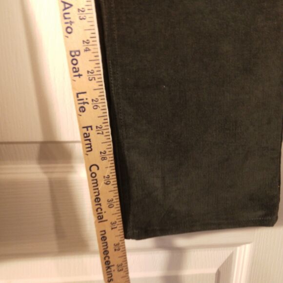 Banana Republic Corduroy pants mesn 32x32 gray slim fit 5-pocket straight leg - Picture 5 of 8
